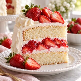 Strawberry White Cake