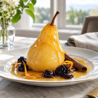 Poached Pear
