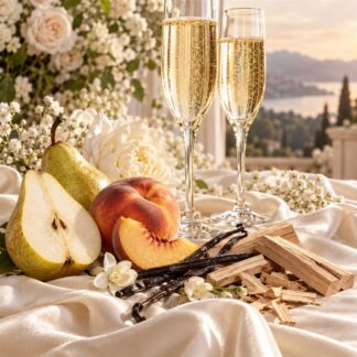 The Wedding Silk Santal wax melts – champagne, pear and sandalwood