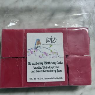 Strawberry Birthday Cake 8 oz Kae Cut